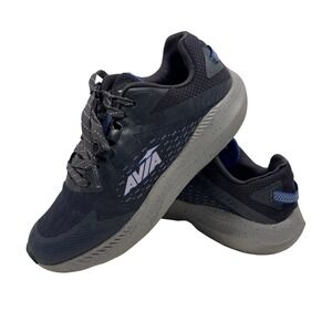 Avia Storm Women's Running Shoes Gray Blue Mesh Size 10